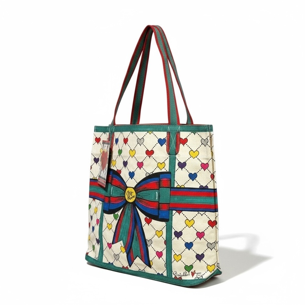 Brighton Love & Joy Canvas Tote Bag NWT